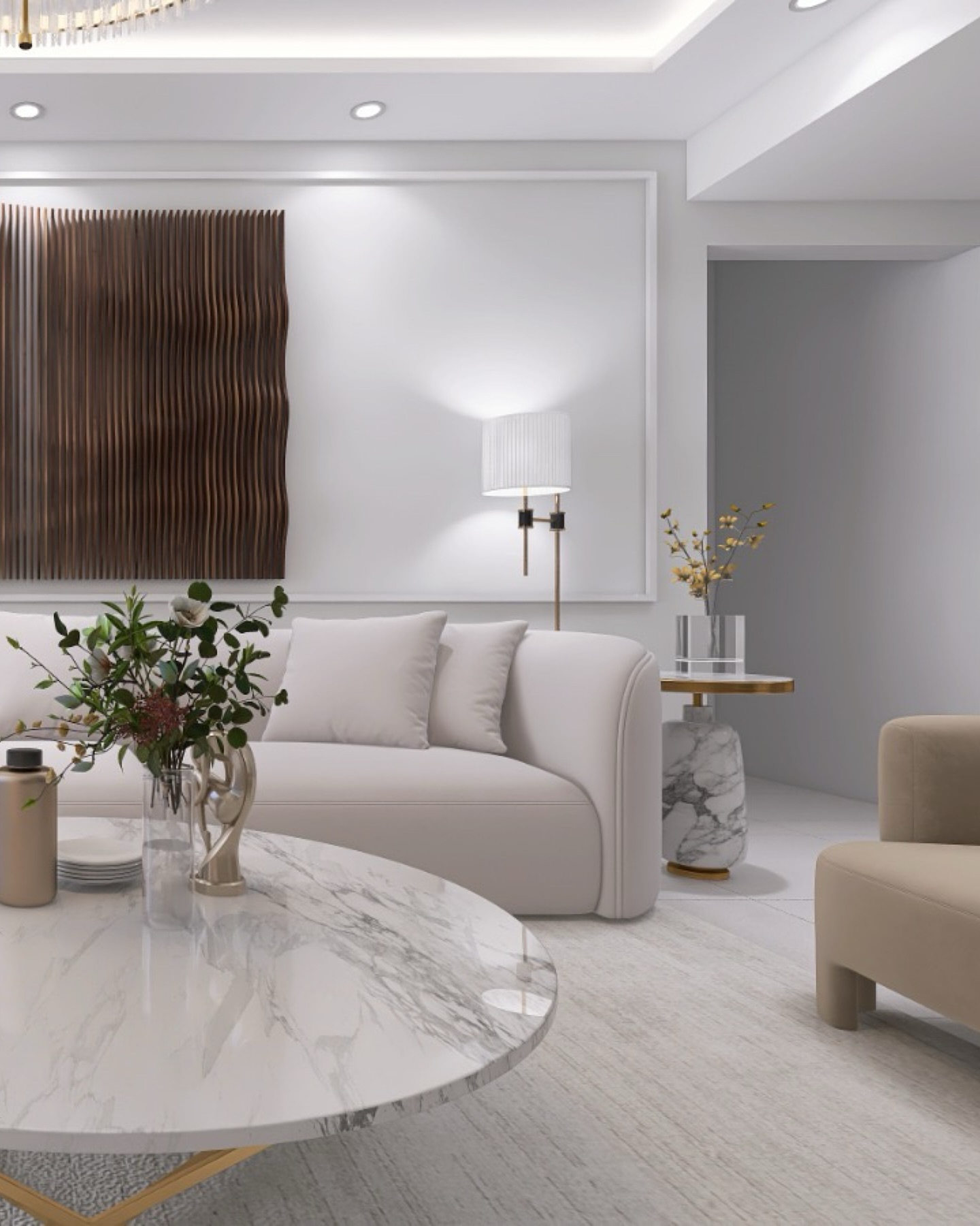 Reception light by Mellodia for RNH Interiors